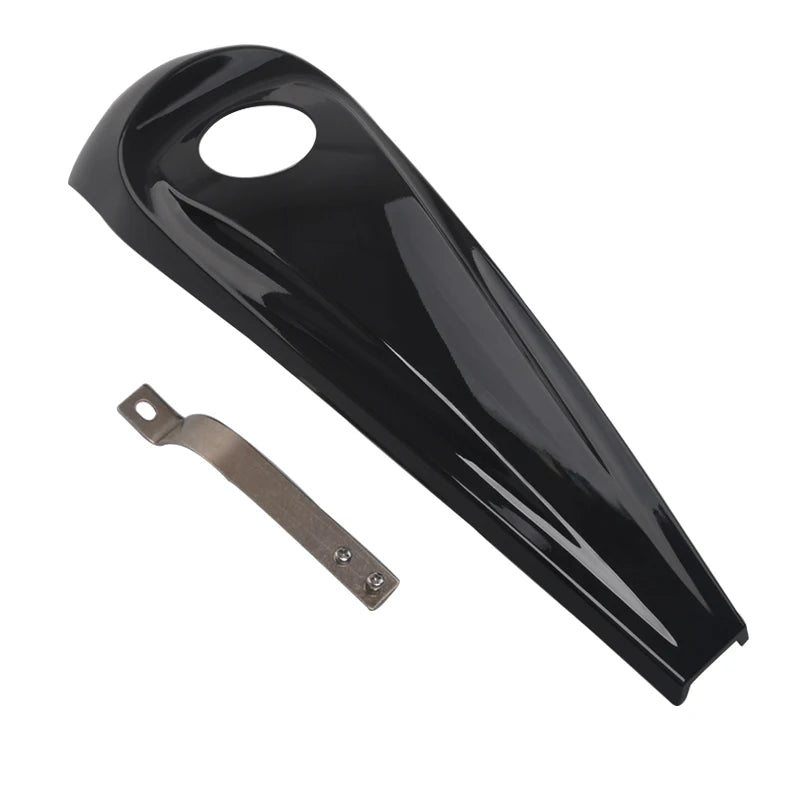 For Harley Touring Glides Road King 08 Up Motorcycle Black Smooth Dash Fuel Tank Console Trim Panel Kit Oil Gas Tank Cover Cap
