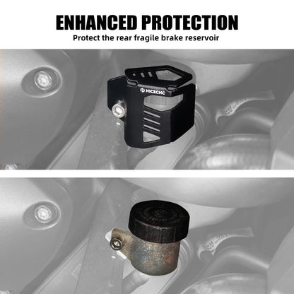For Harley Sportster S RH1250S 2021-2024 Rear Brake Reservoir Oil Fluid Tank Cover Guard Protector RH 1250 S 2021 2022 2023 2024