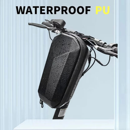 Bicycle Handlebar Bag Portable Hard Shell Bike Front Bag Large Capacity Hanging Storage Box for Electric Scooter Easy to Install