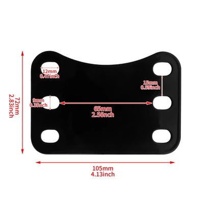 Motorcycle Accessories Front Fender Lift Brackets 21" Mudboard Risers Bracket For Harley Touring Road King Electra Glide 09-2025