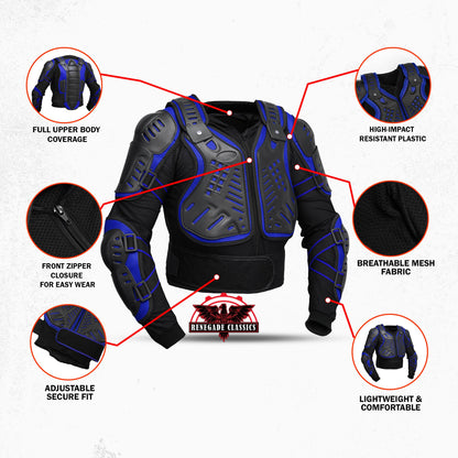 Motorcycle Full Protection Body Armor - Black