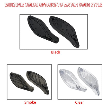 Motorcycle Adjustable Side Wind Shield Air Deflector Fairing Panel Fit For Harley CVO Touring Models