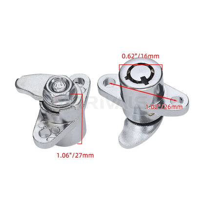 Motorcycle Hard Saddlebag Lock Key Kit Set Fit For Harley Touring Models Electra Street Glide Road King 1993-2022