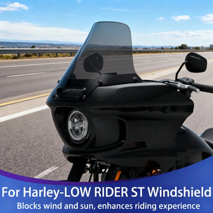 For Harley-LOW RIDER ST Motorcycle windshield Wind Deflectors  Modification Increased  Windshield High Sunshade Chest Protector