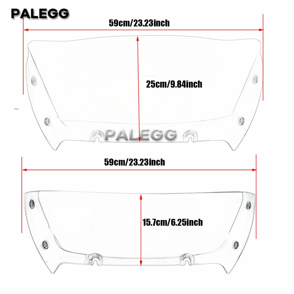 Motorcycle Windshield Wind Screen Wind Deflector Polycarbonate For Harley CVO Road Glide FLTRXSE ST FLTRXSTSE FLTRX 2023 2024