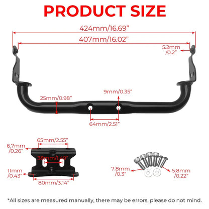 Front Fairing Lower Support Bracket Kit Fits For Harley Davidson Softail Low Rider Fxlrst Fxrst 2022-2026 Heavy Duty Iron Black