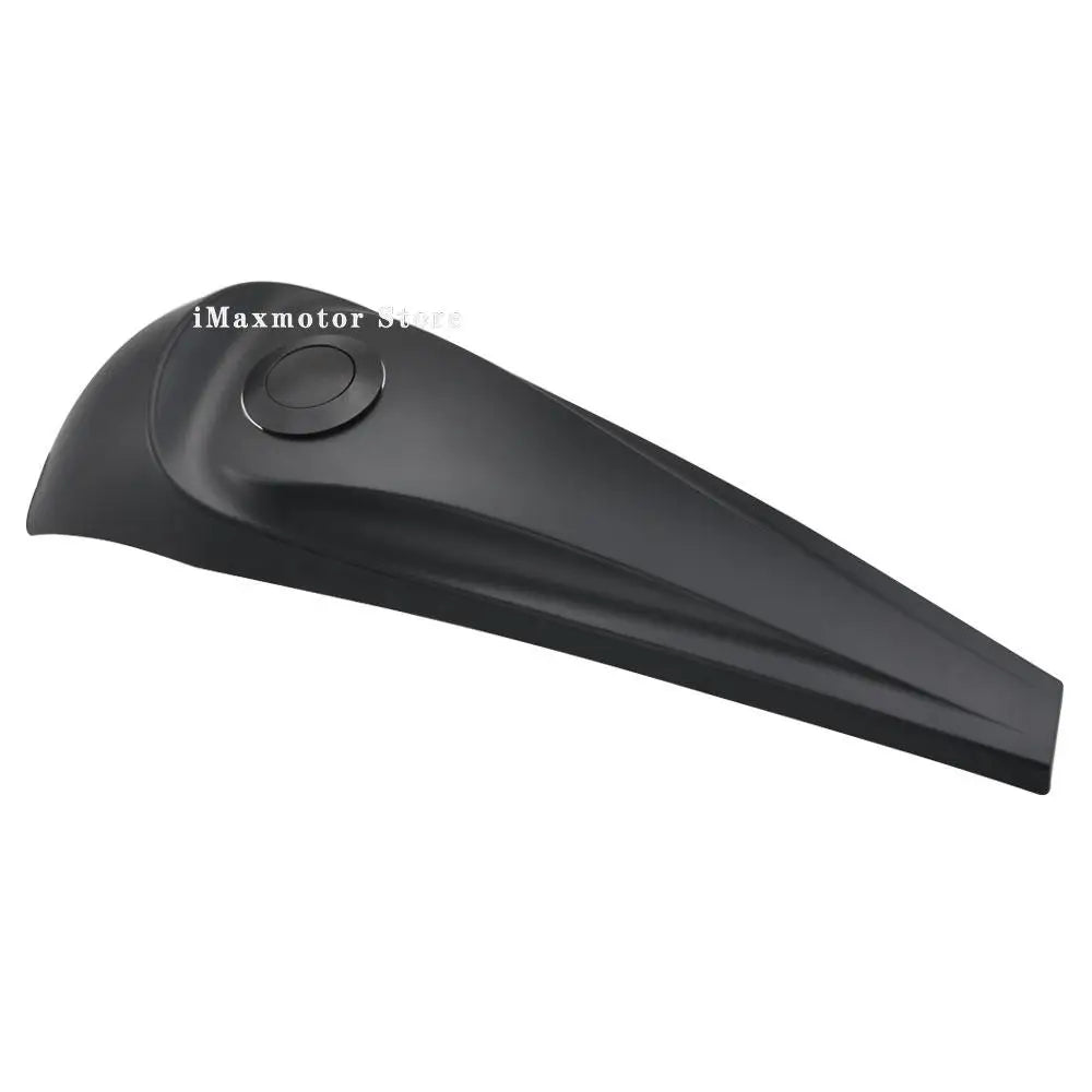 For Harley Touring Glides Road King 08 Up Motorcycle Black Smooth Dash Fuel Tank Console Trim Panel Kit Oil Gas Tank Cover Cap