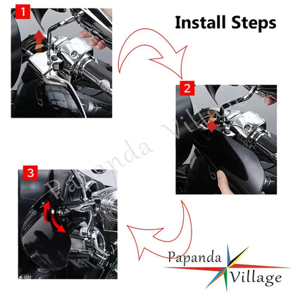 Motorcycle Hand Guard Handlebar Protector For Harley Touring Electra Glide Street Glide FLHTP FLHT FLHX FLHXSE FLHXS 2014-2020