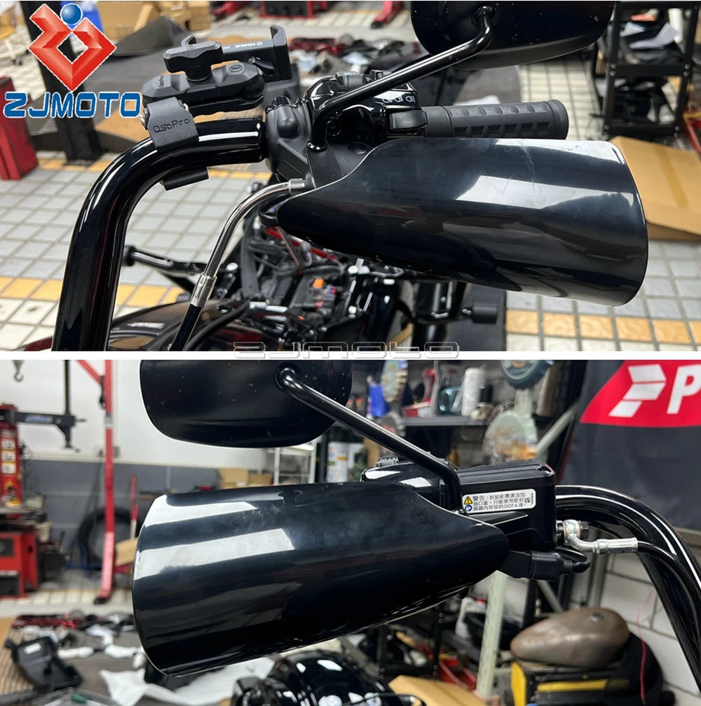 For Harley Toruing Street Glide FLHX 14-20 Electra Glide FLHTP FLHT 19-20 Hand Wind Motorcycle Cold Windshield Handguards Cover