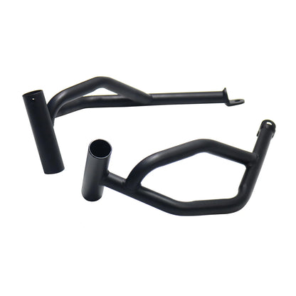 For Harley Davidson X500 All Years Black Carbon Steel Motorcycle Engine Guard Bracket Mount Bumper Frame Support Bar