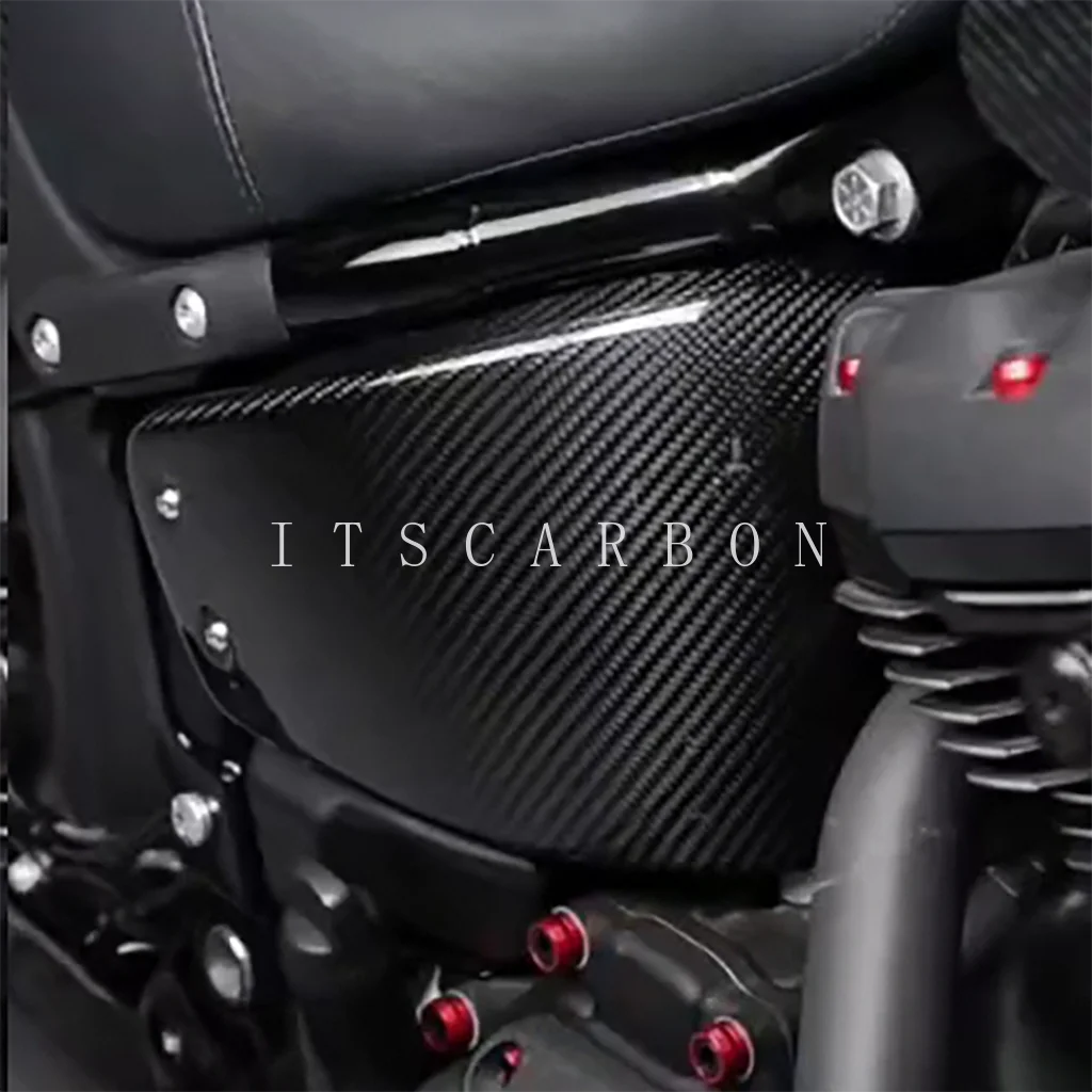 For Harley Low Rider Lowrider S 2022 2023 2024 2025 Real Dry Carbon Fiber Accessories Parts Fender Exhaust Cover Fairing Kits