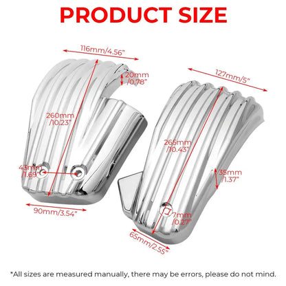 Motorcycle Battery Side Covers Panels For Harley Softail Fat Boy Heritage Classic Low Rider S/ST Fat Bob Breakout 2018-2024