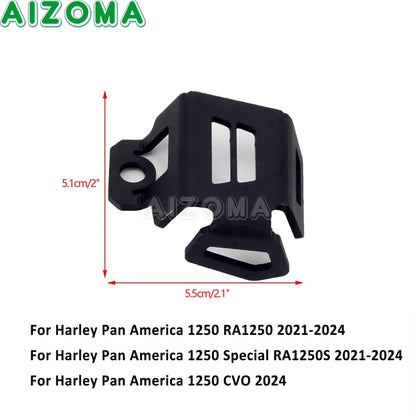 For Harley Pan America 1250 1250 RA1250S RA1250 Special 21-24 Motorcycl Rear Brake Fluid Reservoir Guard Cover Oil Cup Protector