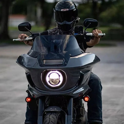 For Harley-LOW RIDER ST Motorcycle windshield Wind Deflectors  Modification Increased  Windshield High Sunshade Chest Protector