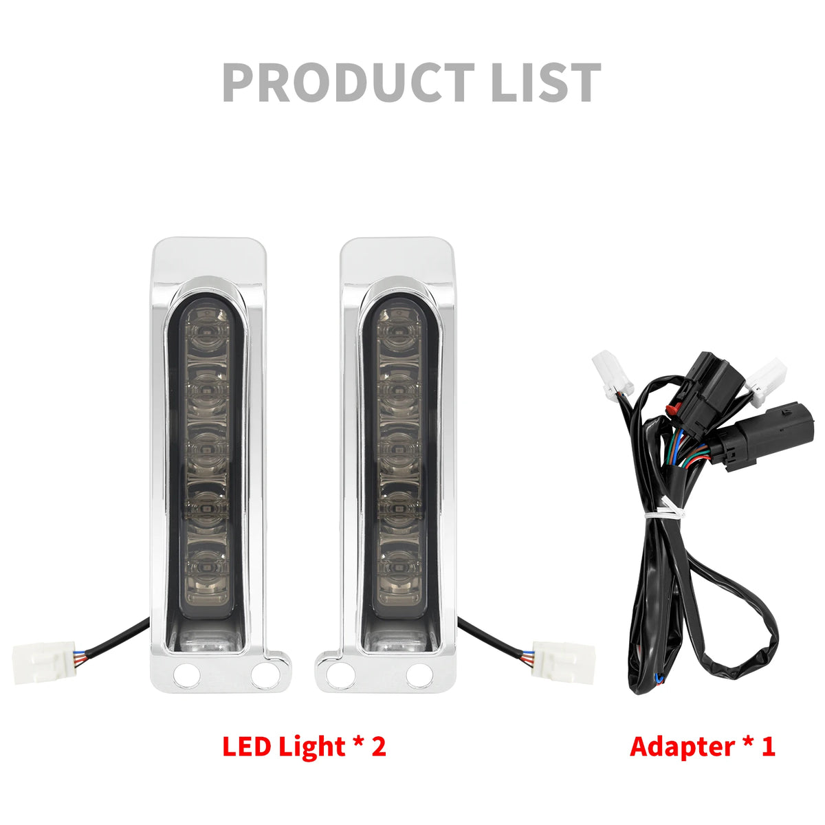 Rear Fender LED Saddlebag Side Filler Support Lights For Harley Road King Electra Street Glide FLHR 2014-Up Run Brake Turn Lamps