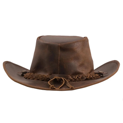 Outlaw Fedora - Men’s Leather Hat