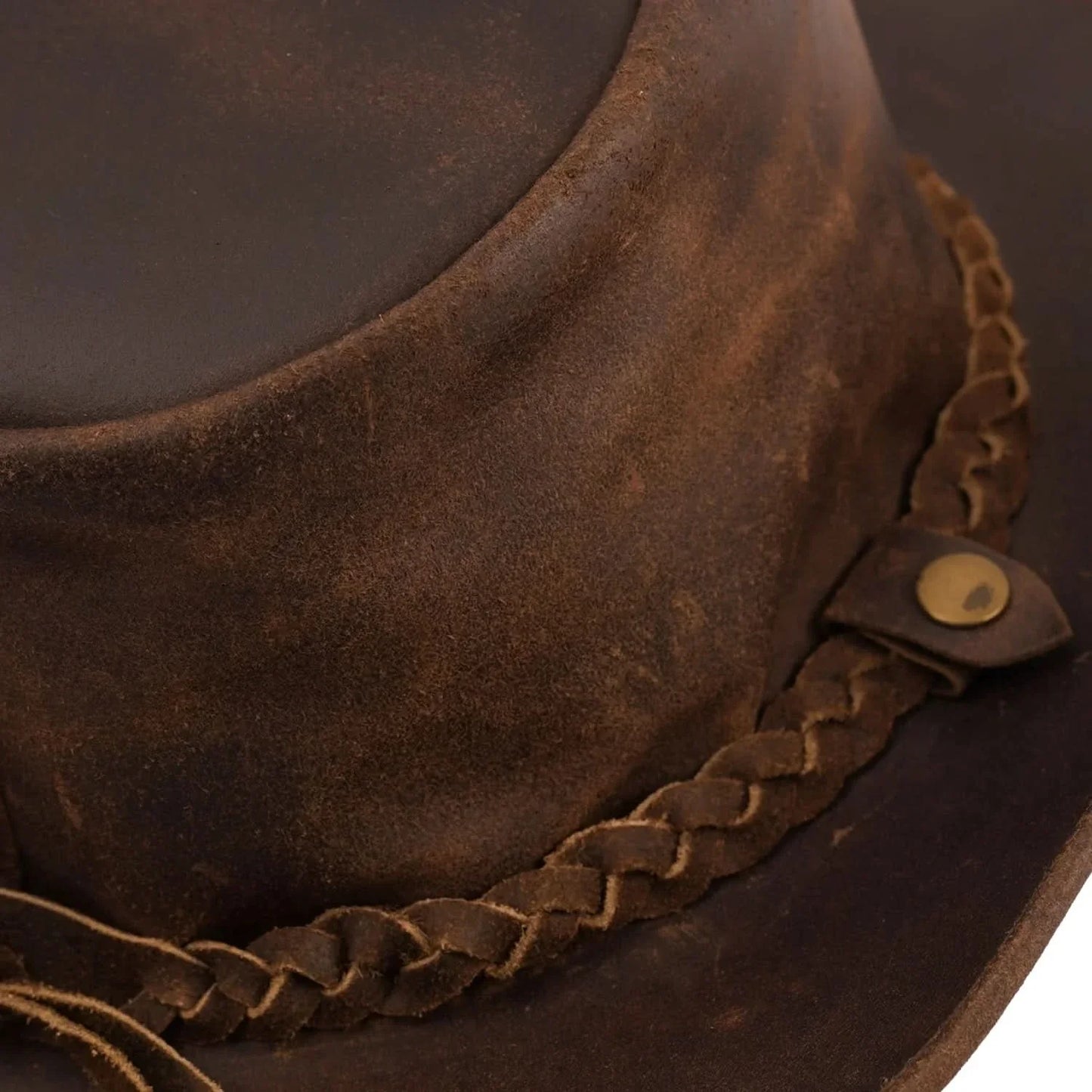 Outlaw Fedora - Men’s Leather Hat