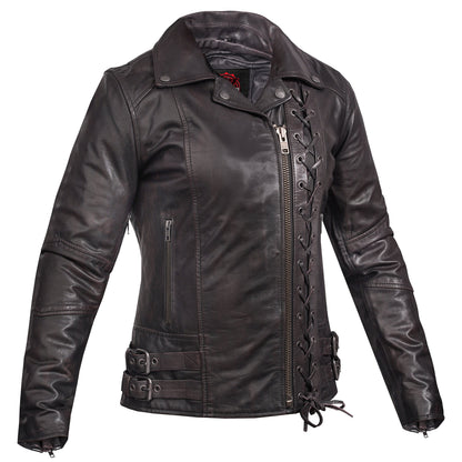 Black Pearl Women's Fashion Leather Jacket