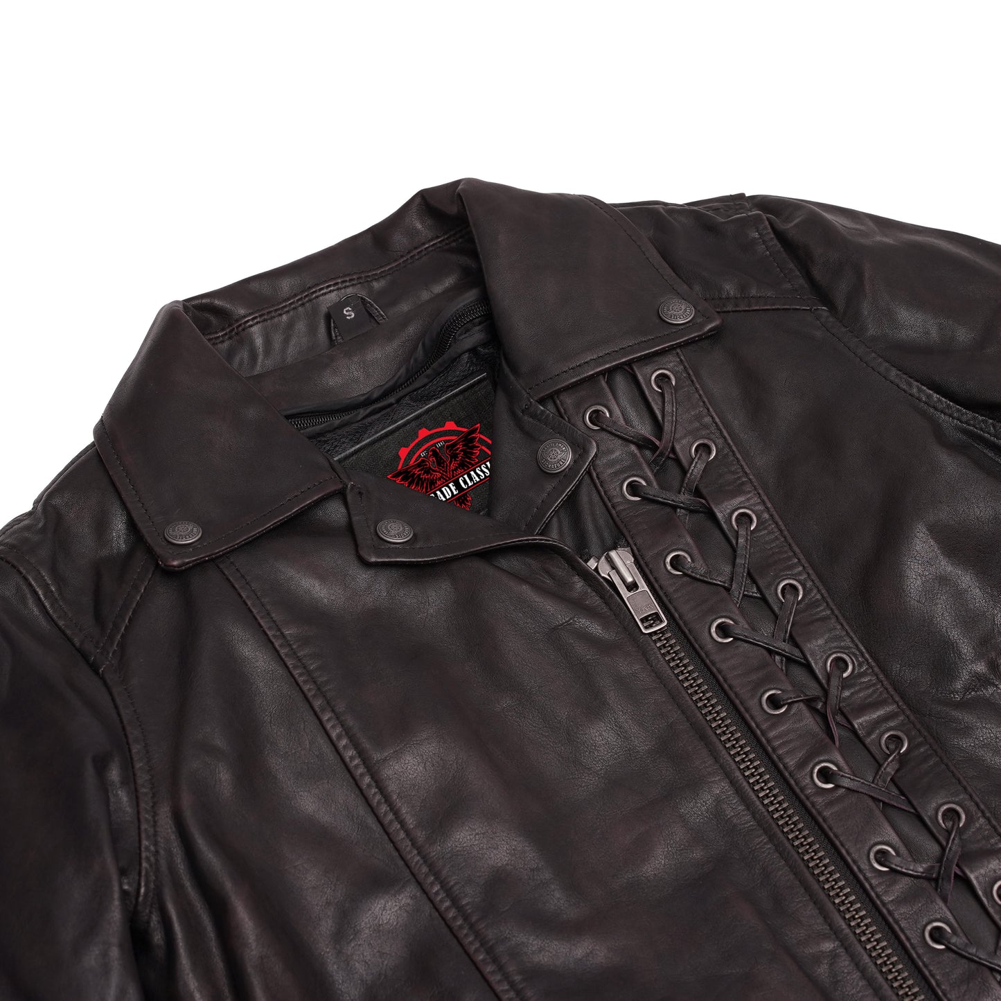 Black Pearl Women's Fashion Leather Jacket