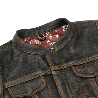 Galaxy Grifter Women’s Leather Vest