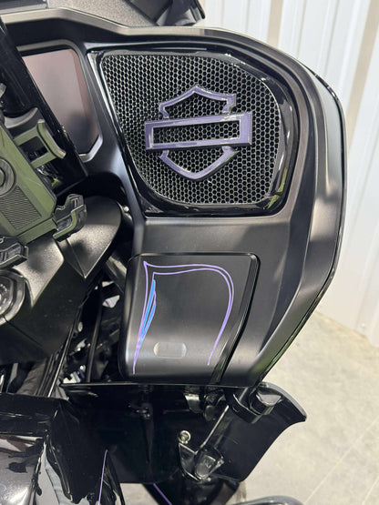 98 to 2024 Road Glide 3D shield speakers grill covers set