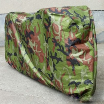 190T Polyester Taffeta All Season Waterproof Sun Motorcycle Mountain Bike Cover Dust & Anti-UV Outdoor Camouflage Bicycle Protector, Size: S