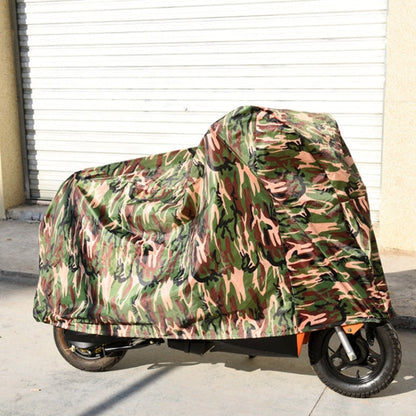 190T Polyester Taffeta All Season Waterproof Sun Motorcycle Mountain Bike Cover Dust & Anti-UV Outdoor Camouflage Bicycle Protector, Size: M
