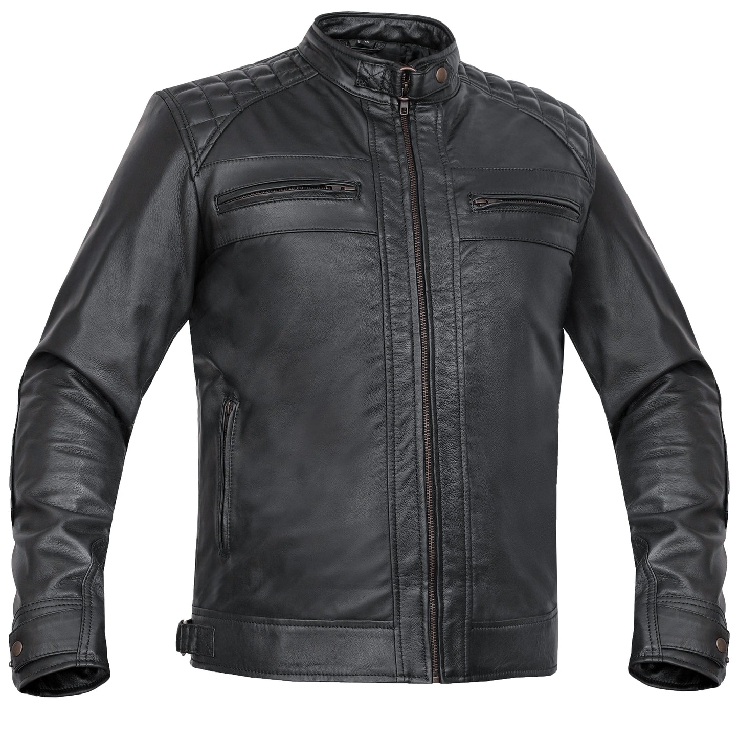 Men's Faux Leather Fashion Jacket
