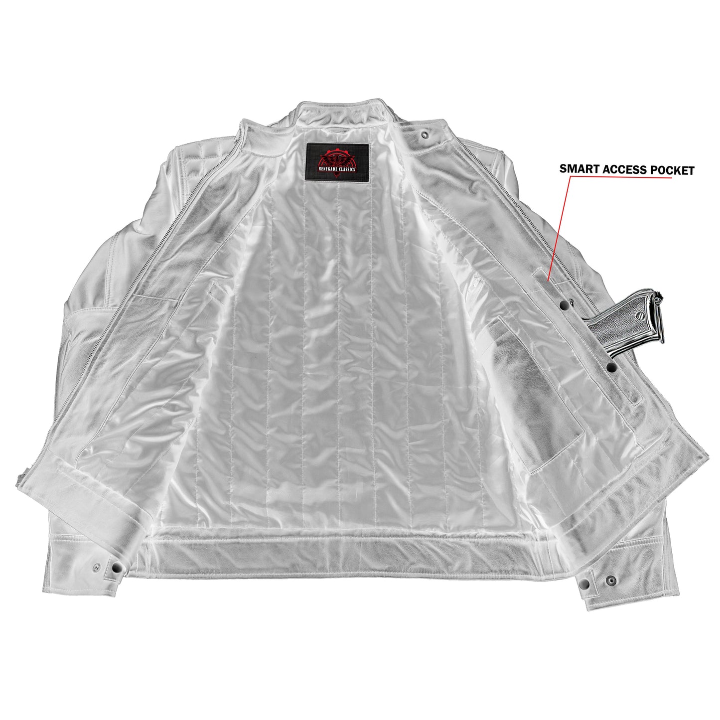 Men's Faux Leather Fashion Jacket