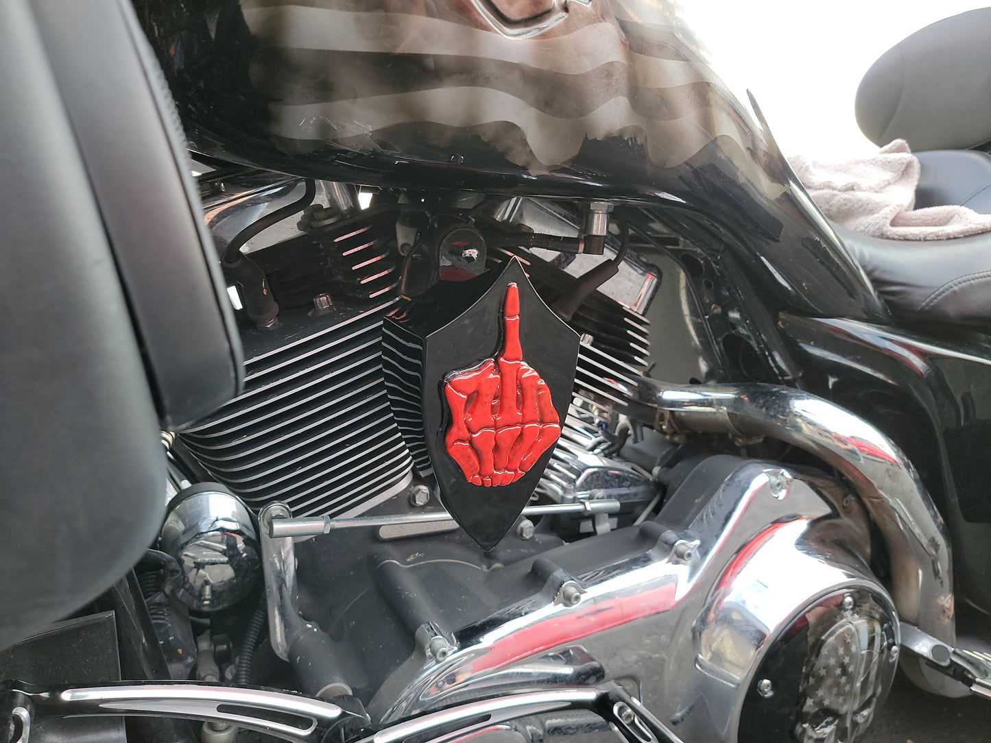 Middle finger Victory "cheese wedge" replacement cover