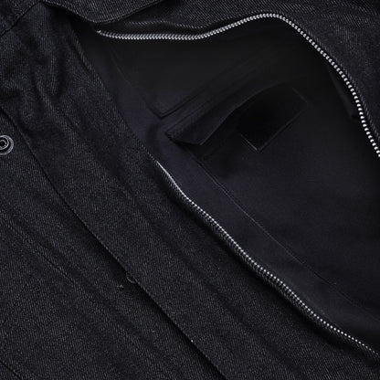 Mens Rough Rub-Off Denim Jacket