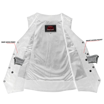 Women's Denim Classic Plain Sides Vest