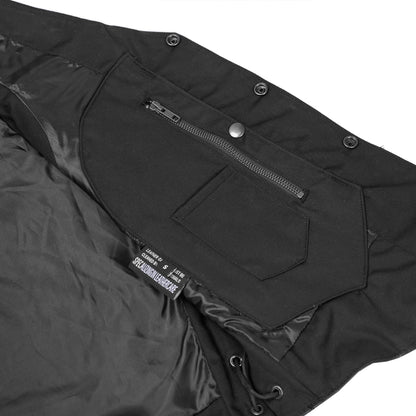 Men's Line Ranger Multi-Pocket Motorcycle Vest - Black