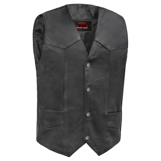Advance Men's Buffalo Nickel Head Snap Vest