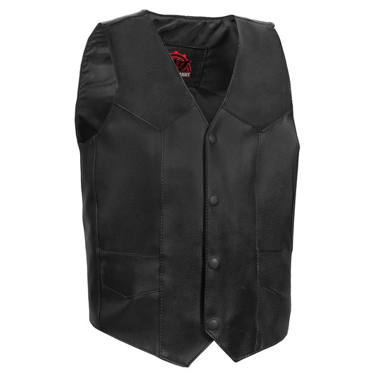Kids Traditional Style Plain Side Vest