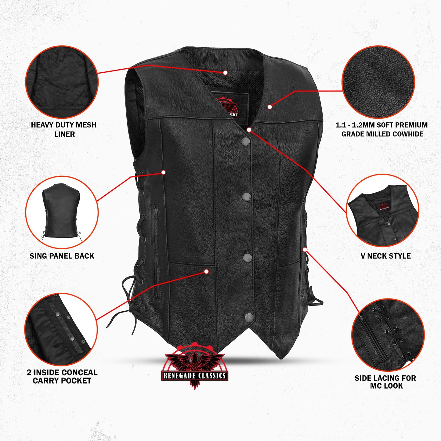 Women's 6 Pocket Utility Vest