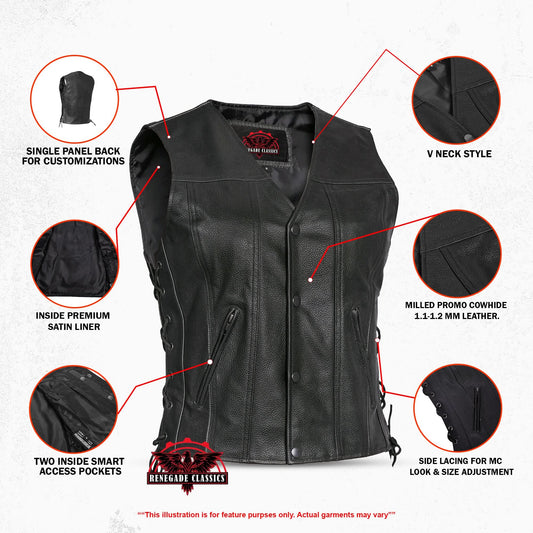 Her Miles Single Panel Concealment Vest