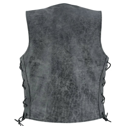 Women's Gray Single Back Panel Concealed Carry Vest