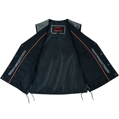 Women's Gray Single Back Panel Concealed Carry Vest