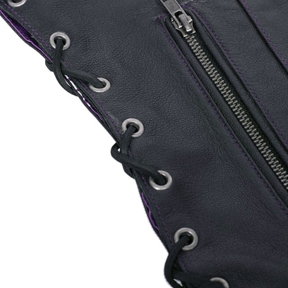 Miss Miles - Purple Paisley