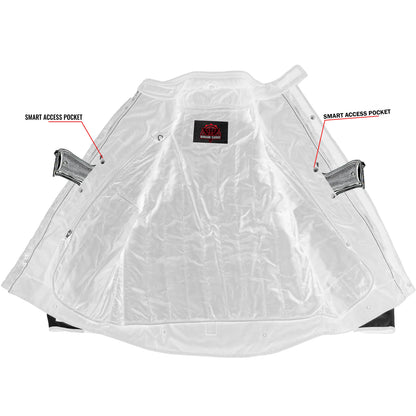 4-Season Hi-Vis Mens Textile Motorycyle Jacket  Waterproof & Ventilated