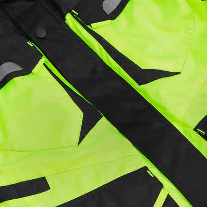 4-Season Hi-Vis Mens Textile Motorycyle Jacket  Waterproof & Ventilated