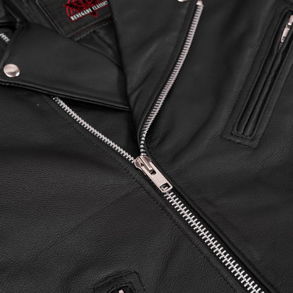 Men's Classic Plain Side M/C Jacket - TALL