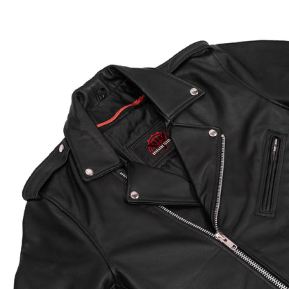 Men's Classic Plain Side M/C Jacket - TALL