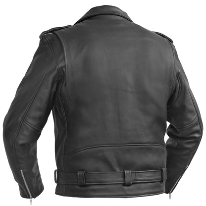 Men's Premium Classic Plain Side Jacket - Black