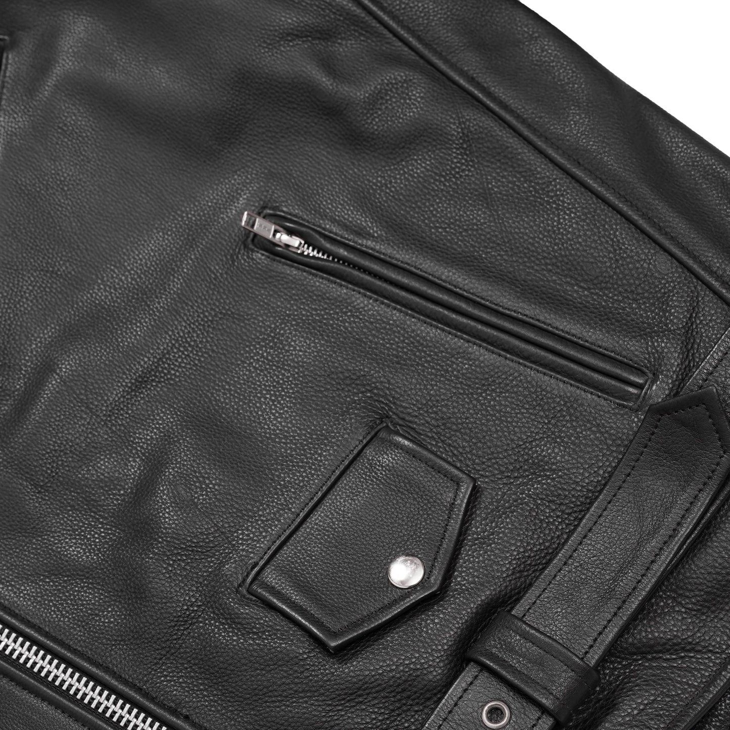 Men's Premium Classic Plain Side Jacket - Black