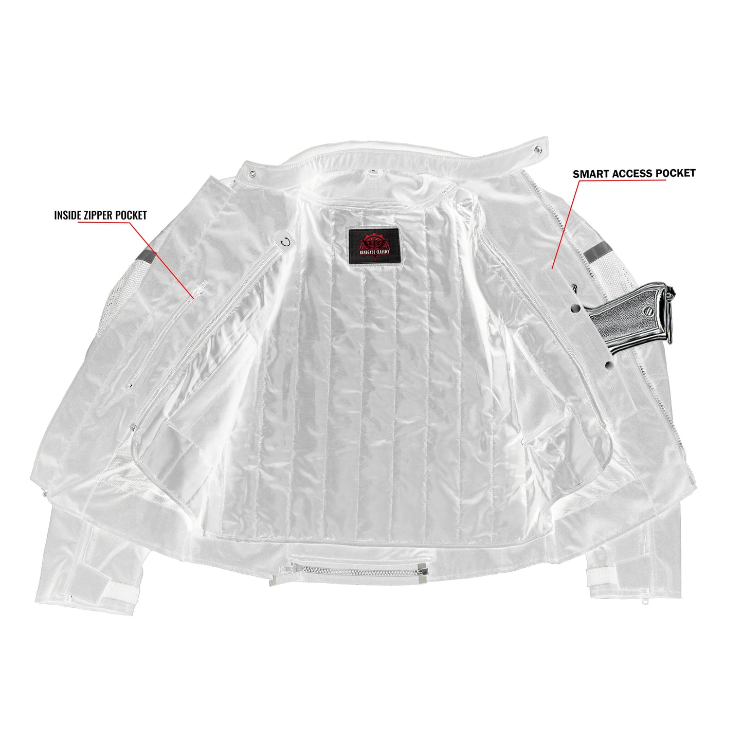 Men's Black Racer Mesh Jacket – Protective Design