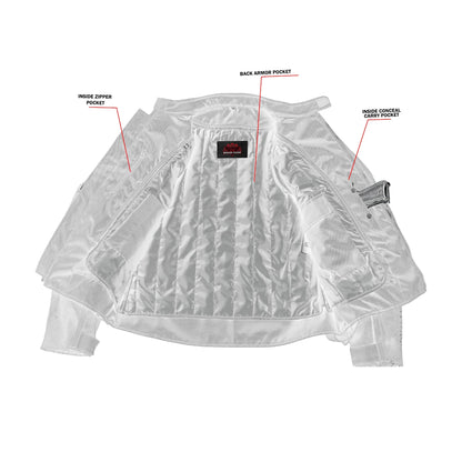 Mens Performance Mesh Motorcycle Jacket – Black