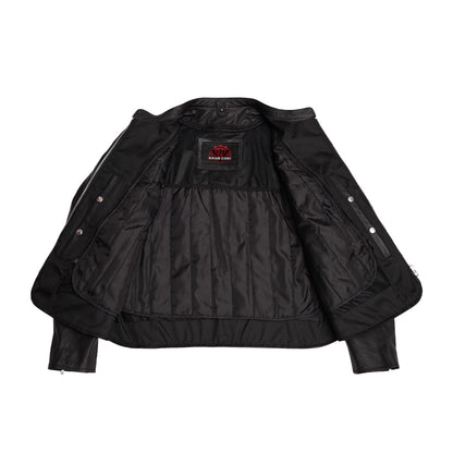 Road Queen Women's Black Leather Biker Jacket