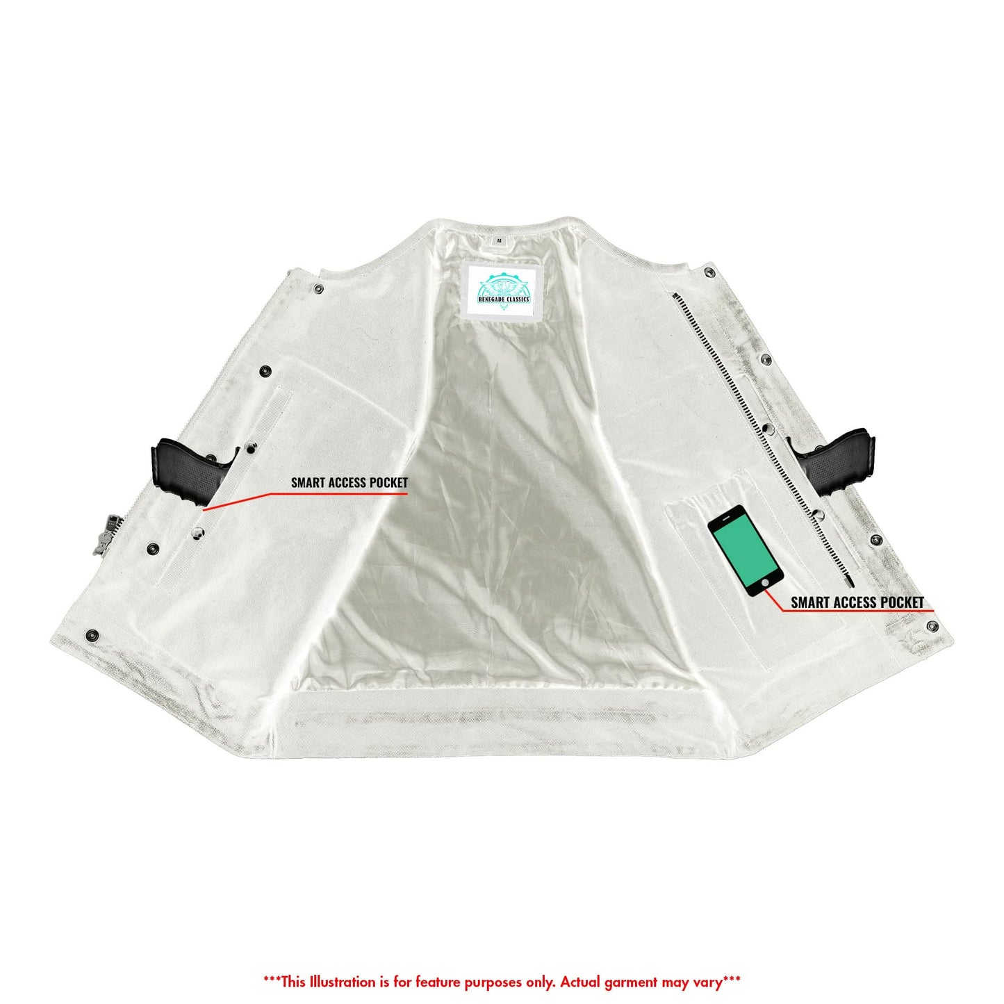 Dune Rider - Lowcut Blaze Men's Canvas Vest